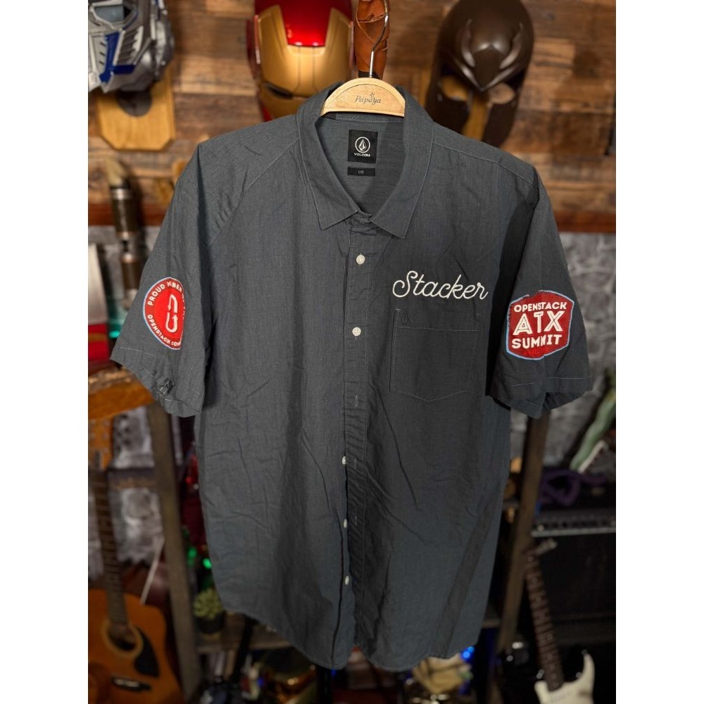 Volcom Openstack Stacker Openstack Atx Summit Proud Member Button-Down Shirt - Picture 2 of 8